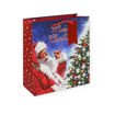 Picture of CHRISTMAS SANTA WITH TREE  GIFT BAGS